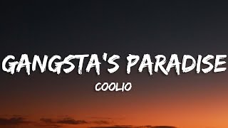 Coolio  Gangstas Paradise Lyrics ft LV [upl. by Nnaeiram]