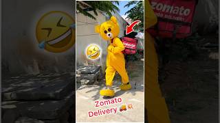 Teddy🧸Became Zomato Boy 🤣💥……teddycomedy funnyshorts mrcrazy [upl. by Amla]