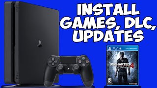 Install Games DLC and Updates on Jailbroken PS4 [upl. by Zusman]