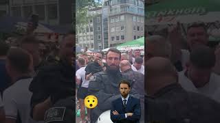 English fans found a German policeman who looks like Southgate [upl. by Acinod]