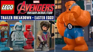 ALL EASTER EGGS in the LEGO Avengers MISSION DEMOLITION Trailer [upl. by Baxter]