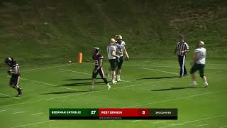 Highlights West Branch vs Beckman 9272024 [upl. by Nadeau237]