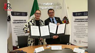 UMSNH y SSP Michoacán firman convenio de colaboración [upl. by Nirehtac]