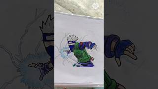 KAKASHI CHIDORI drawing ✨ shorts viral [upl. by Ttam]