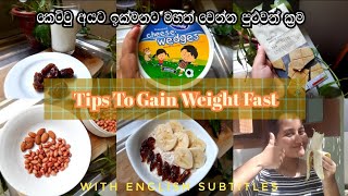 Tips to Gain Weight Fast  Easy and Budget Friendly  Dos and Donts  vlog weightgain skincare [upl. by Nnylsor]