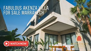 Fabulous Akenza Villa For Sale Marrakech [upl. by Cathrin358]