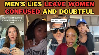 MEN CAUGHT CHEATING LEFT WOMEN CONFUSED AND DOUBTING THEIR REALITY [upl. by Lubbock]