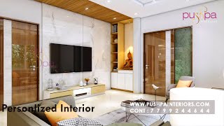 Vessella Meadows 4bhk West Phase villasNarsingi Interior Design By pushpa Interiors [upl. by Eked583]