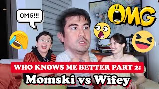 MOMSKI vs WIFEY WHO KNOWS ME BETTER  Luis Manzano [upl. by Anirehtac203]