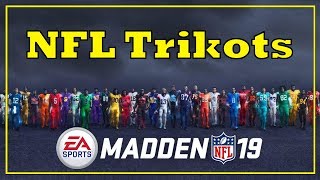 NFL Madden 19 Trikots der 32 Teams  NFL Saison 2019 All Trikots [upl. by Katonah]