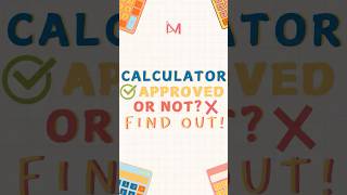 Is your calculator exam approved Here’s how to check 💡 [upl. by Alaecim]