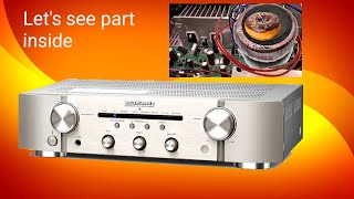 lets see whats inside marantz integrated amplifier pm6007 main hardware [upl. by Ardiedal]