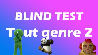 Blind Test Tout Genre 2 60 Extraits [upl. by Lem]