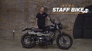 Staff Bikes Dutchs Triumph Street Scrambler [upl. by Robena]