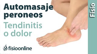 Automasaje para la tendinitis y dolor de los peroneos [upl. by Gronseth436]