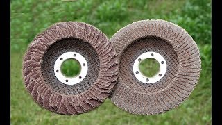 Wow  BRILLIANT IDEAS OF ANGLE GRINDER FLAP DISC RECYCLE HACK [upl. by Jaquiss]