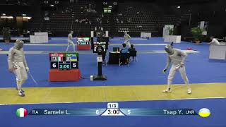 2024 743 T32 07 M S Individual Basel SUI ZCH 6 SAMELE ITA vs TSAP UKR [upl. by Laidlaw]