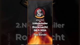 Die Rocknacht in Niederkail  Save the Date LiveMusik Black8 Pullmann brabsfilmt rocknacht [upl. by Borek]