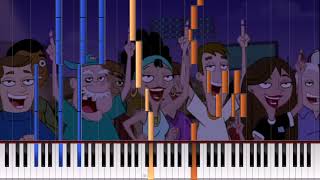 Aglet  Phineas and Ferb Extended Piano Only Version [upl. by Hartill360]