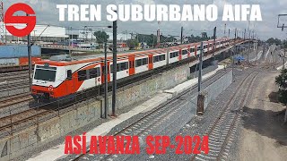 Avance de Obra TREN SUBURBANO AIFA MX  Así Avanza el Tren Suburbano hacia el AIFA [upl. by Mattland]