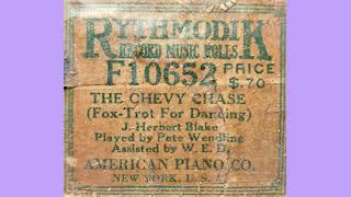 Pete Wendling plays The Chevy Chase Rythmodik 10652 Player Piano Roll [upl. by Annoyt]