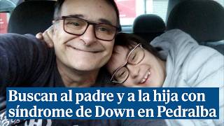 Batidas con drones para buscar al padre y a la hija con síndrome de Down en Pedralba [upl. by Nahtanaj]