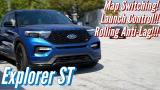 Launch Control Rolling AntiLag amp Map Switching in a Ford Explorer ST  Matrix Custom OS [upl. by Heller]