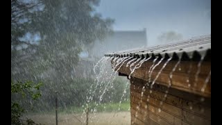 Bruit Pluie Orage Sur Le Toit De Tôle  1H [upl. by Assenaj]