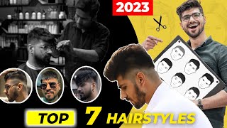 Top 7 Hairstyles for your Face shape  How to identify your face shape  Trending Hair style 2023 [upl. by Danete]