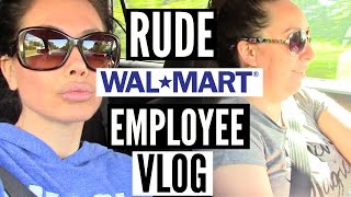 RUDE WALMART EMPLOYEE VLOG [upl. by Daney]