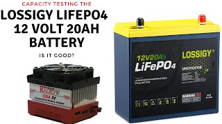 Shocking Results Lossigy 12V 20Ah LiFePO4 Battery Capacity Test [upl. by Mikihisa]