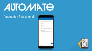 Automation flow tutorial [upl. by Ailekat]