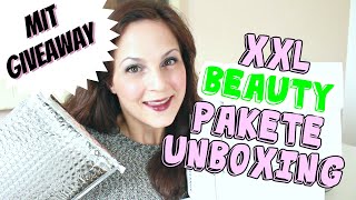 XXL Beauty Pakete Unboxing mit Giveaway  The Body Shop Biodroga LOréal Paris Hypoallergenic [upl. by Ardnekal]