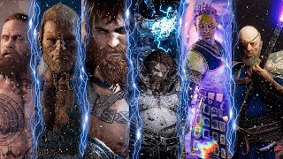 Kratos vs Todos los Dioses Aesir I God of War 4  God of War Ragnarök [upl. by Gilcrest677]