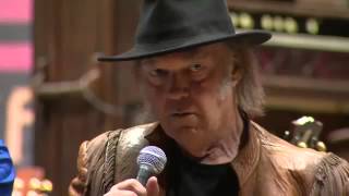 Neil Young blasts tar sands amp Harper government [upl. by Kiefer]