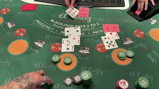 2000 Buyin Blackjack session in Vegas DOUBLE OR DUST [upl. by Furlong]