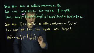 Proving Uniform Continuity with the Mean Value Theorem [upl. by Ecyarg454]