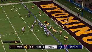 College Football 25 Alamo Bowl Wyoming Cowboys at Louisiana Tech Bulldogs [upl. by Benedicta265]