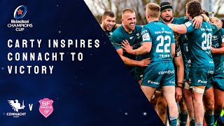 Highlights – Connacht Rugby v Stade Francais Paris Round 1 │Heineken Champions Cup 202122 [upl. by Ihc185]