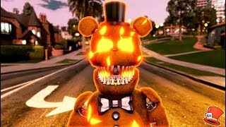 NEW JACKOFREDDY HALLOWEEN ANIMATRONIC GTA 5 Mods FNAF RedHatter [upl. by Allecnirp568]