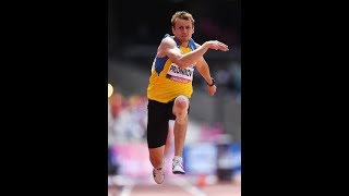 Dmytro Prudnikov Bronze Mens Long Jump T20 Final London 2017 World Para Athletics Championships [upl. by Eldnek293]