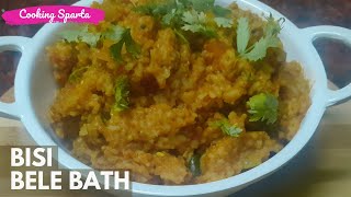 BisiBeleBath  BisiBeleBath Recipe In Tamil  Sambar Sadam  HowToMakeBisiBeleBath  Cooking Sparta [upl. by Blondy]