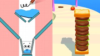 Happy Glass Vs Sandwich Runner Max Levels  New APK update [upl. by Alliber]