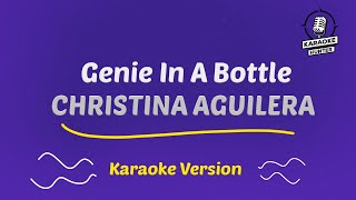 Christina Aguilera  Genie In A Bottle Karaoke Version HD [upl. by Mcnair51]