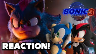 Sonic amp Shadow Reacts To Sonic the Hedgehog 3 Official Trailer [upl. by Hayalat]