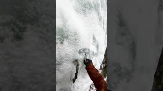 Ice climbing with ice screws [upl. by Dukie430]