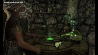 Skyrim  Precision Restoration Loop exactly 100 in Fortify enchants [upl. by Shaun880]