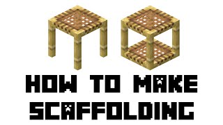 Minecraft Survival How to Make Scaffolding [upl. by Jeddy]