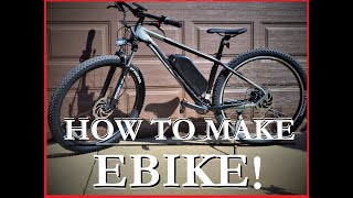 Convert ANY Bike to electric with a Hub Motor Conversion Kit [upl. by Suivatram]