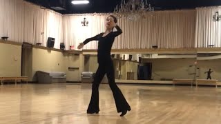 How to Dance a Closed Impetus Turn and Feather Step in Foxtrot [upl. by Consuelo]